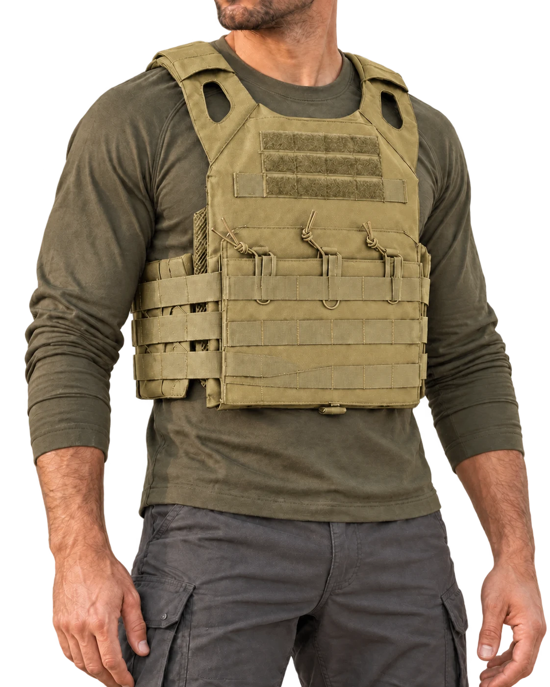 Tan gear in use