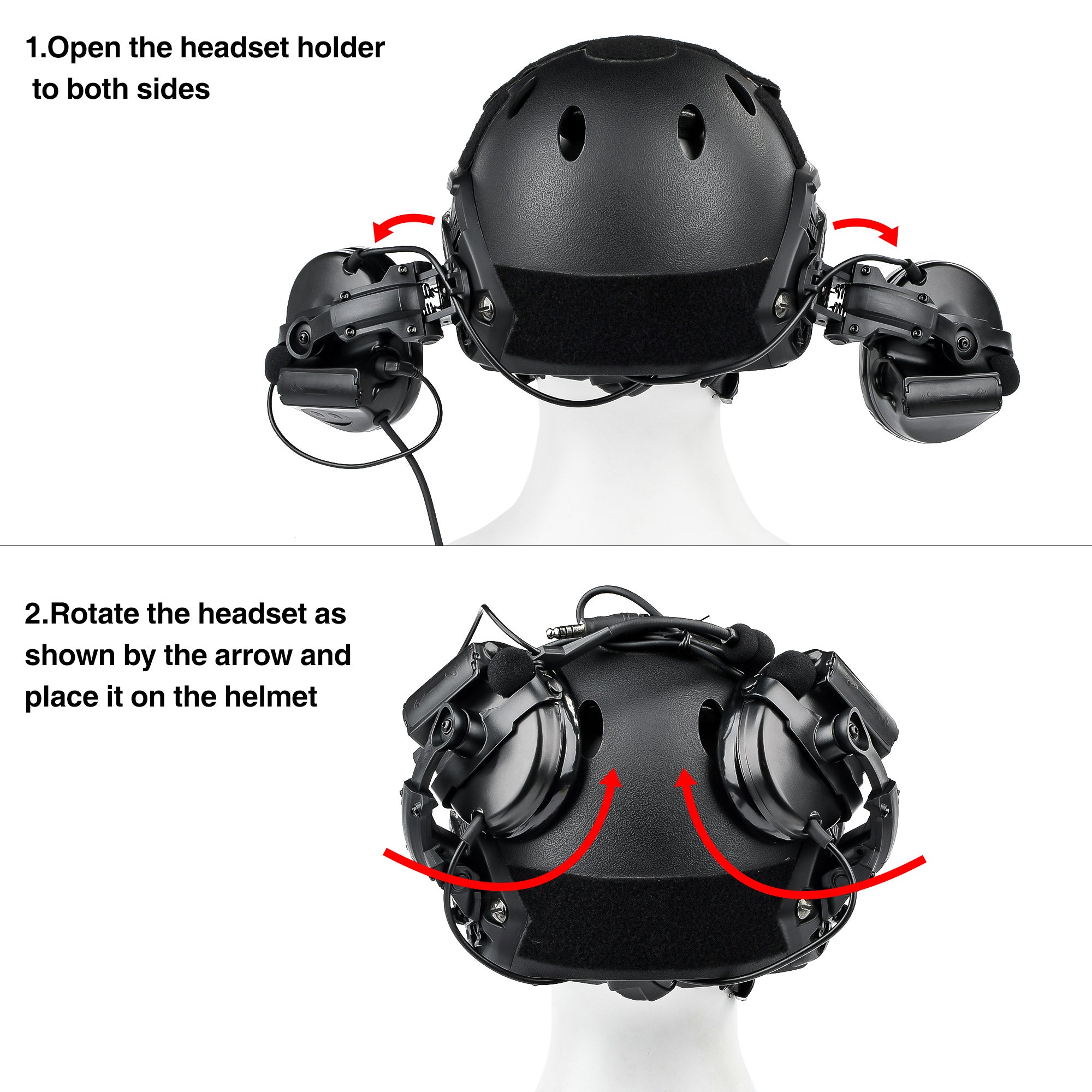 Helmet Rail Mount Kit