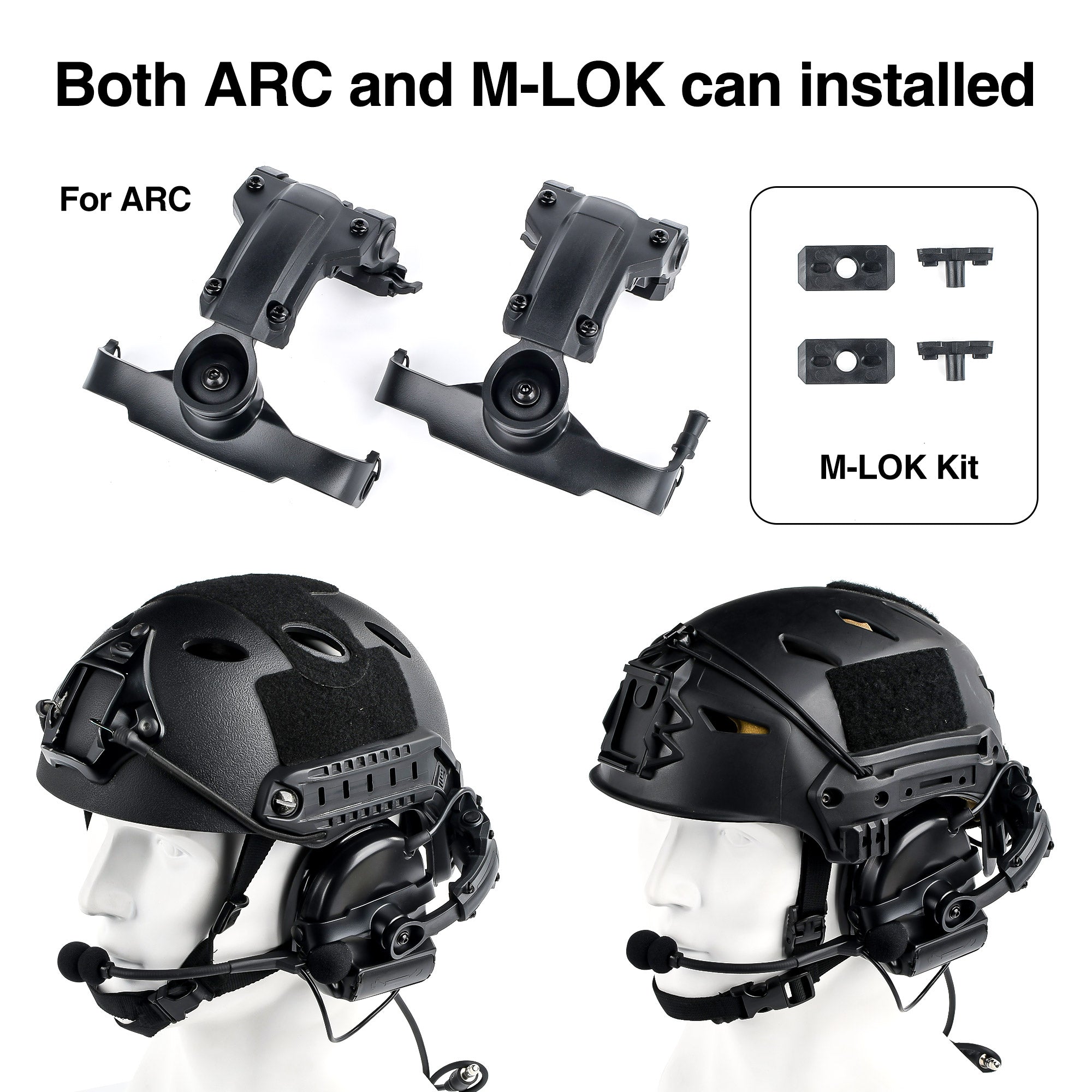 Helmet Rail Mount Kit